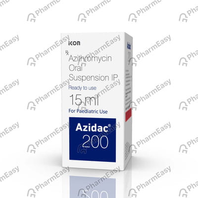 Azidac 200mg Bottle Of 15ml Suspension