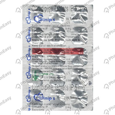 Dilnip 5mg Strip Of 15 Tablets