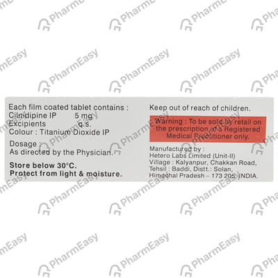 Dilnip 5mg Strip Of 15 Tablets
