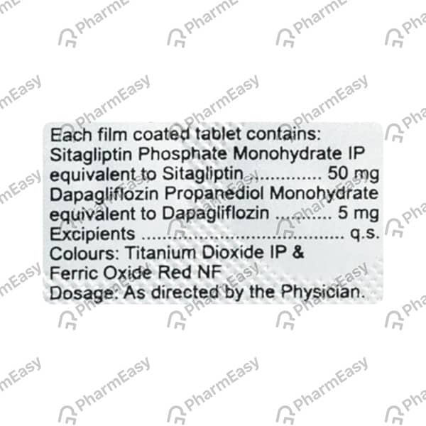 Sitacip D 50/5mg Strip Of 10 Tablets