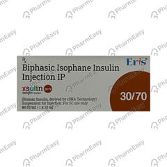 XSULIN 30/70 40IU VIAL OF 10ML SUSPENSION FOR INJECTION