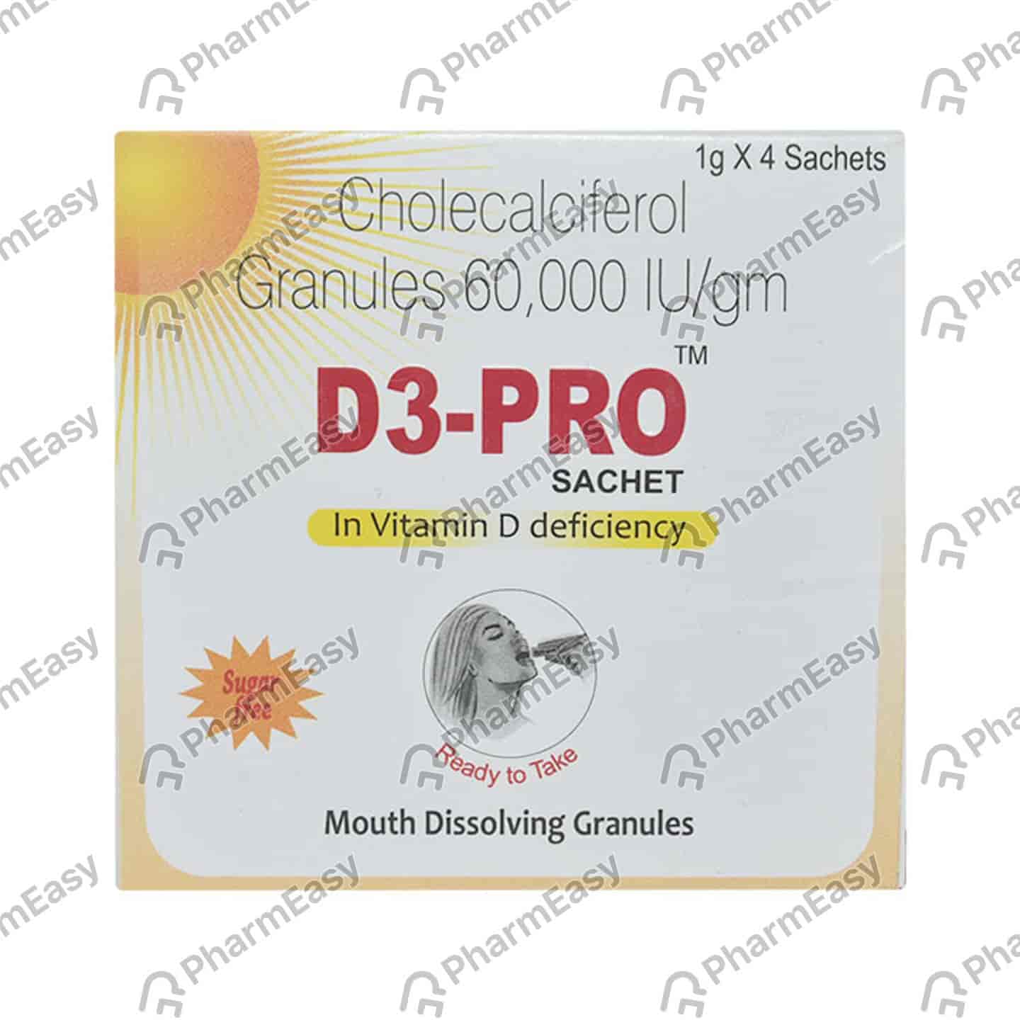 D3 Pro Sugar Free Sachet Of 1gm Oral Powder