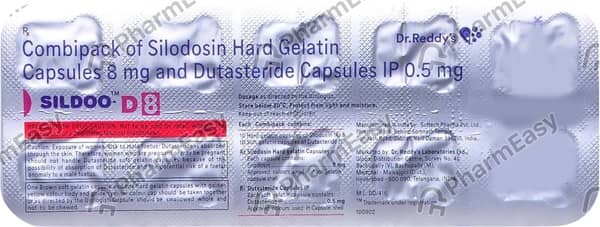 Sildoo D 8mg Combipack Strip Of 20 Capsules