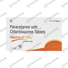 HBGOLD SPAZ STRIP OF 10 TABLETS