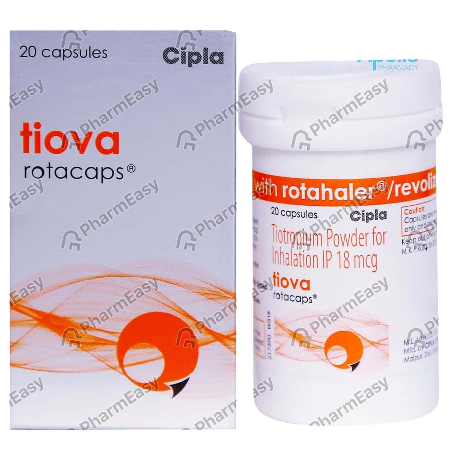 Buy Tiova 18 MCG Inhalation Capsule (20) Online at Flat 15 OFF PharmEasy