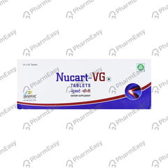NUCART VG STRIP OF 20 COMBIPACK TABLETS