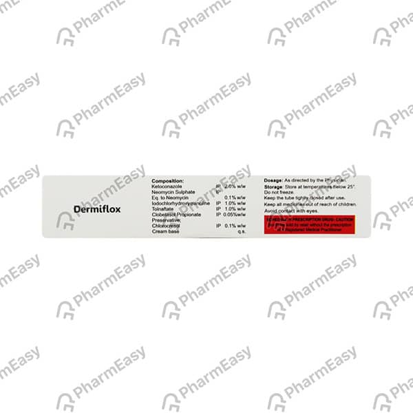 New Dermiflox Tube Of 15gm Cream