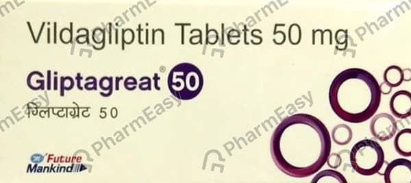 Gliptagreat 50mg Strip Of 10 Tablets