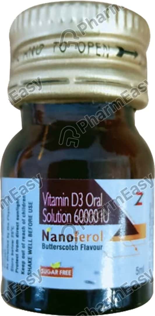Nanoferol Butterscotch Flavour Sugar Free Bottle Of 5ml Oral Solution