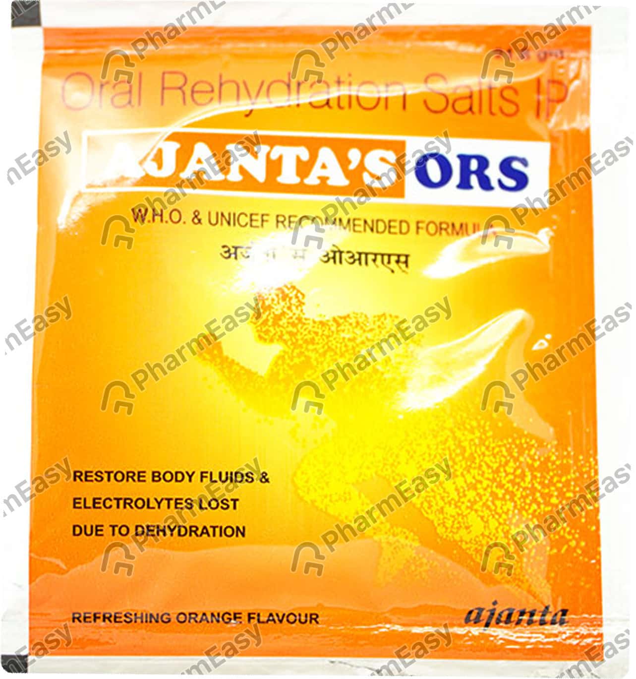 Ajantas Ors Orange Flavour Sachet Of 21.8gm Granules