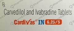 CARDIVAS IN 6.25/5MG STRIP OF 10 TABLETS