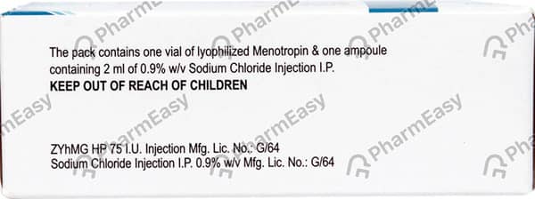 Zyhmg Hp 75iu Dry Vial Of 1 Powder For Injection