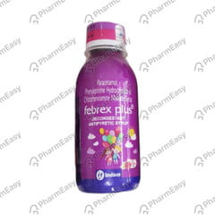 FEBREX PLUS DELICIOUS ROSE FLAVOUR BOTTLE OF 60ML SYRUP