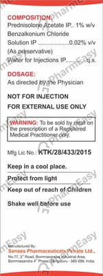 Predorx Bottle Of 10ml Eye Drops