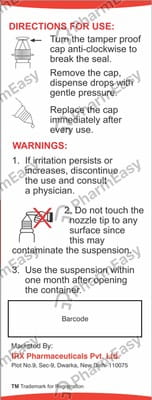 Predorx Bottle Of 10ml Eye Drops