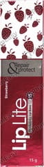 Lip Lite Spf 15 Strawberry Flavour Tube Of 15gm Lip Balm