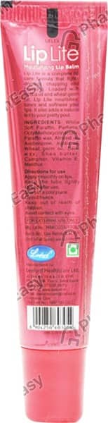 Lip Lite Spf 15 Strawberry Flavour Tube Of 15Gm Lip Balm