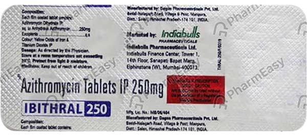 Ibithral 250mg Strip Of 10 Tablets
