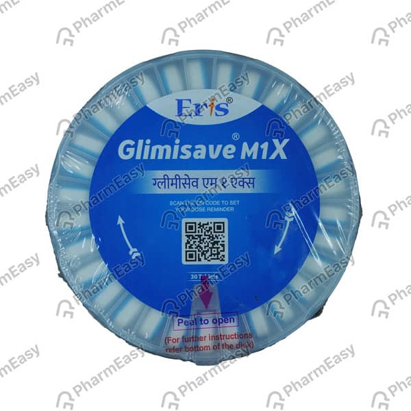Glimisave M 1mg X Bottle Of 30 Tablets