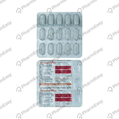 Glycozar M 80mg Strip Of 15 Tablets