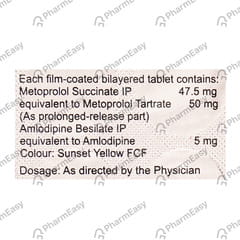 REVELOL AM 50/5MG STRIP OF 15 TABLETS