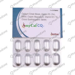SMYCAL CQ STRIP OF 10 TABLETS