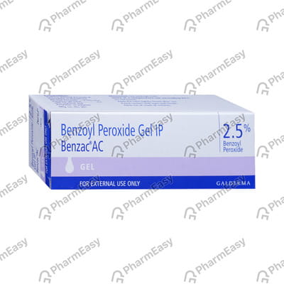 Benzac Ac 2.5% Tube Of 15gm Gel