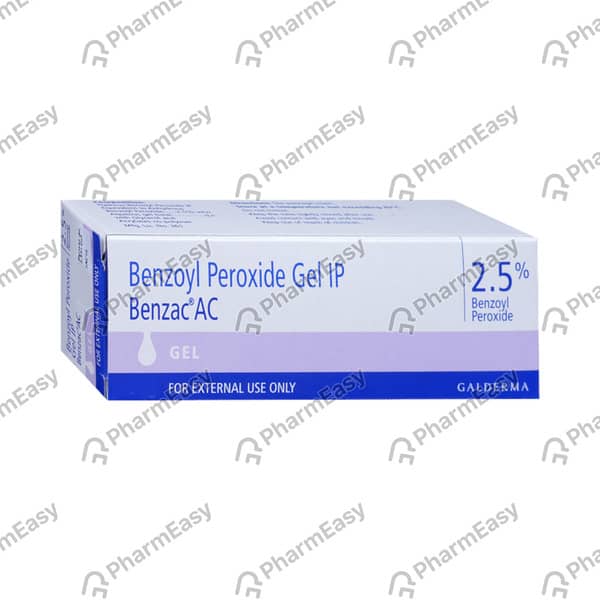 Benzac Ac 2.5% Tube Of 15Gm Gel