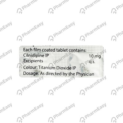 Cilapress 10mg Strip Of 10 Tablets