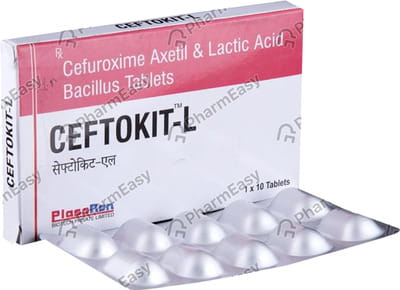 Ceftokit L Tablet 10