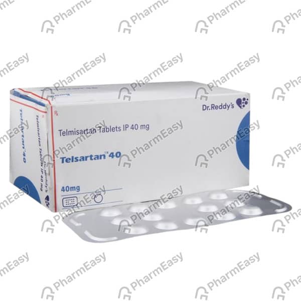 Telsartan 40mg Strip Of 30 Tablets