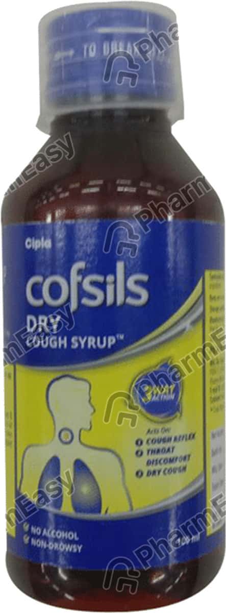 Cofsils 15mg Bottle Of 100ml Dry Cough Syrup