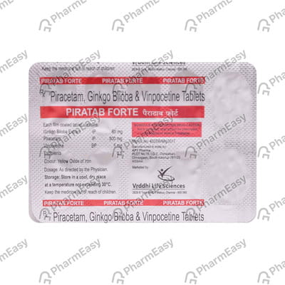Piratab Forte Strip Of 10 Tablets