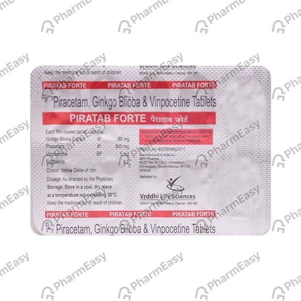 Piratab Forte Strip Of 10 Tablets