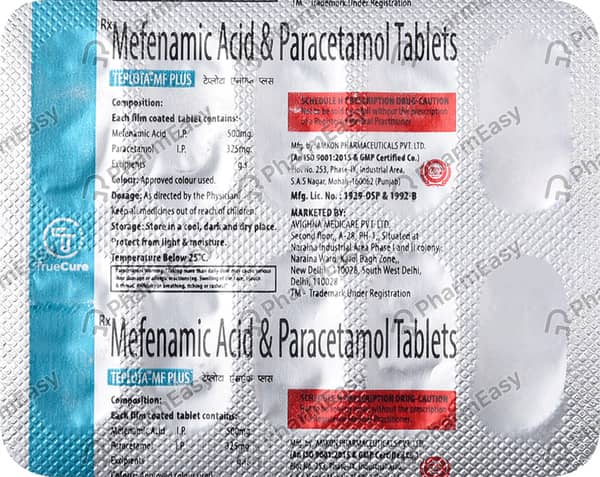 Teplota Mf Plus Strip Of 10 Tablets