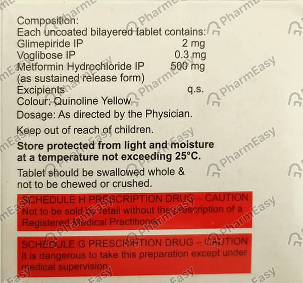 Jubiglim Mv 2Mg Plus Strip Of 10 Tablets