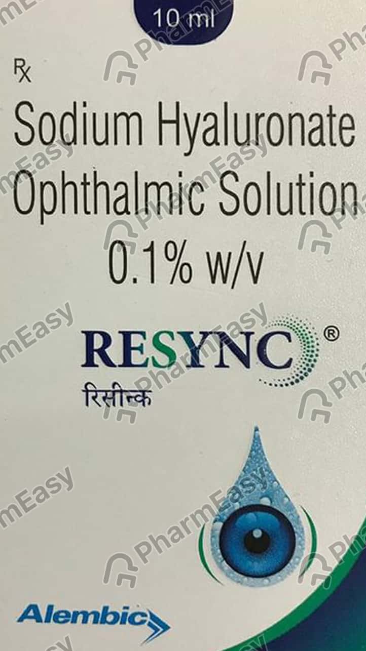 Resync 0.1 W/V Ophthalmic Solution (10) Uses, Side Effects, Price