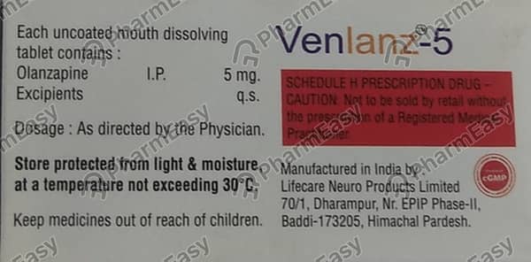 Venlanz 5 Mg Tablet 10