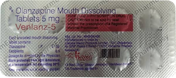 Venlanz 5 Mg Tablet 10
