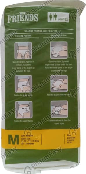 Friends Easy Adult M Diaper 5 No's