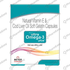 ULTRA OMEGA 3 PLUS STRIP OF 15 SOFTGEL CAPSULES