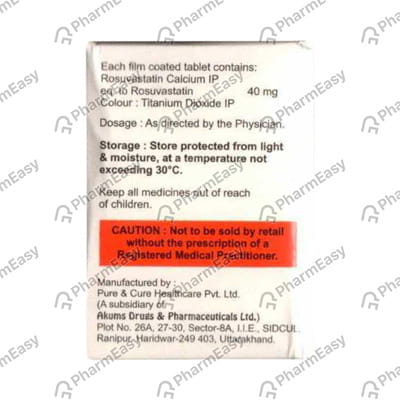 Rosycap 40mg Strip Of 15 Tablets