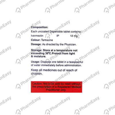 Evimectin Dt 12mg Strip Of 1 Tablet
