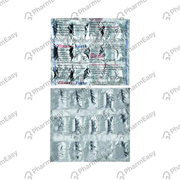 Zitcare Forte Strip Of 15 Capsules