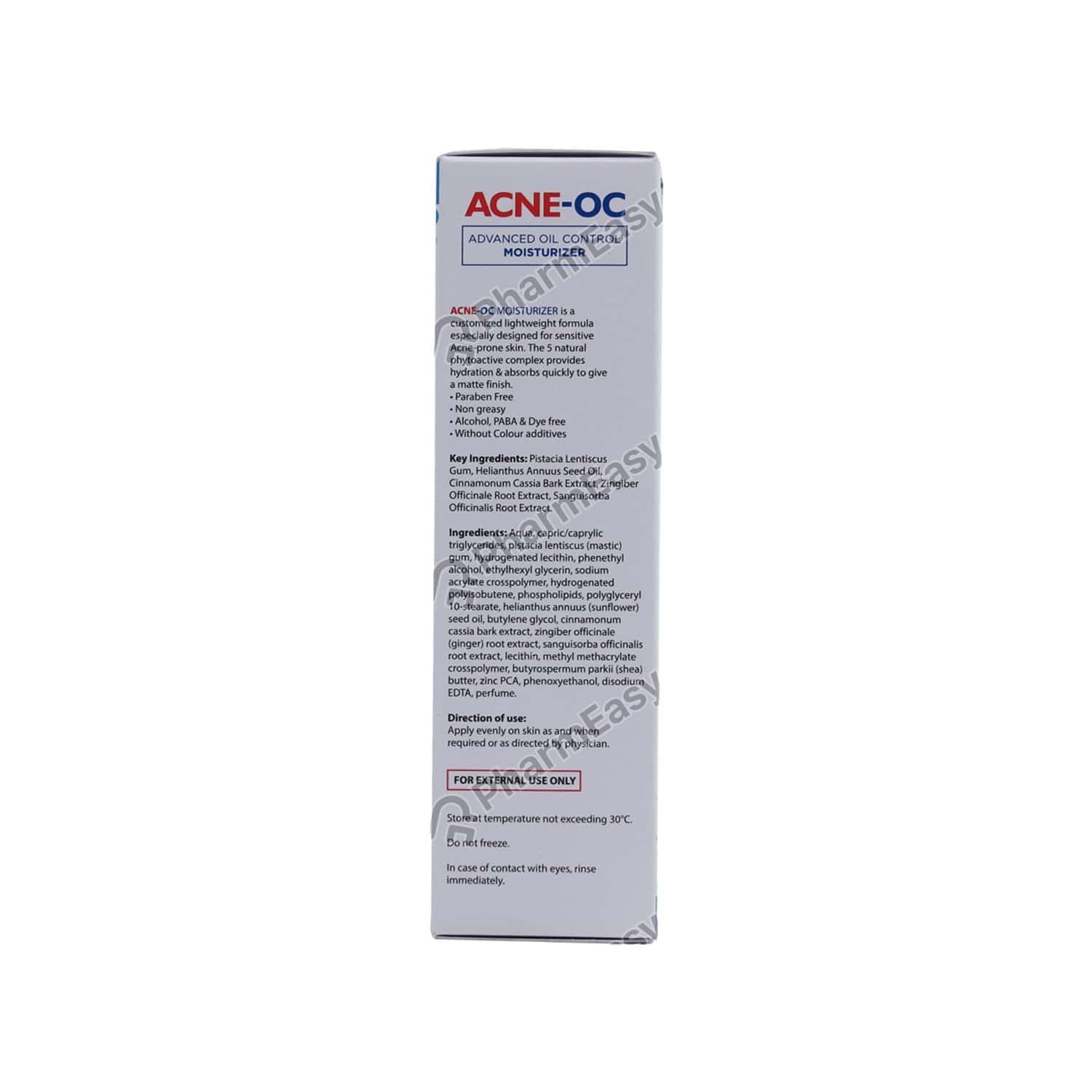 acne oc moisturizer cream