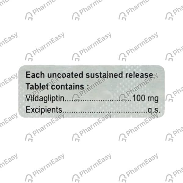 Vildanex Sr 100mg Strip Of 10 Tablets
