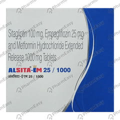 Alsita Em 25/1000mg Strip Of 10 Tablets