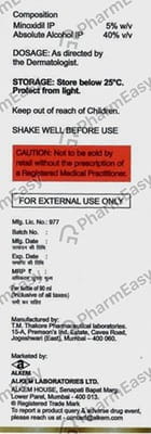 Minokem 5% Bottle Of 90ml Solution