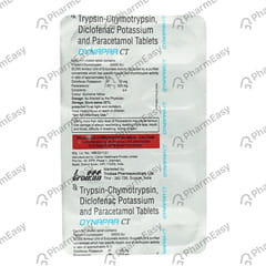 DYNAPAR CT STRIP OF 10 TABLETS