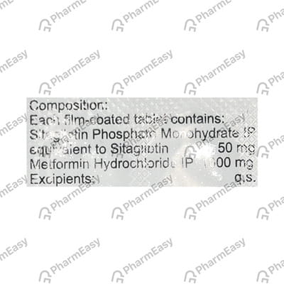 Sitaglo M Forte 50/1000mg Strip Of 15 Tablets